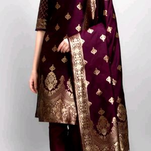 Banarasi Kurta Set With Dupatta