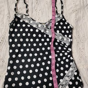 Cute Polka Crop Top