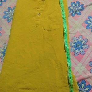 Yellow Like New Haldi Wear Kurta