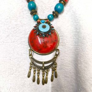 Traditional Heavy Red Neckpiece