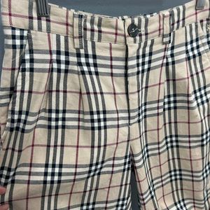 burberry plaid shorts