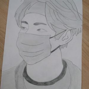 BTS Taehyung Sketch