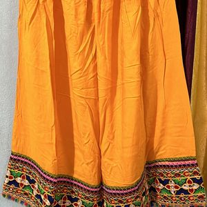 BANJARA INDIA Embroidered Flared Maxi Skirts