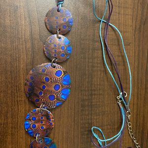 Neck Chain Peacock Design With Earrings