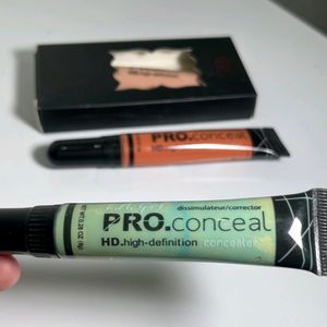 3 Colour Correcter Concealers (Green-Peach-Orange)