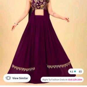 Beautiful Ethnic Crop Top And Lehenga