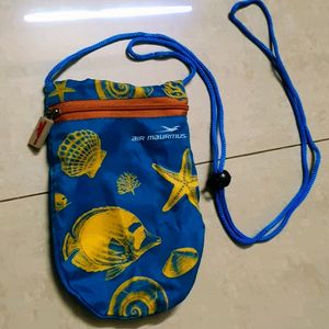 Small Mobile Pouch Slingbag With Eye Slipping Mask