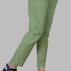 Pista Green Office Pant