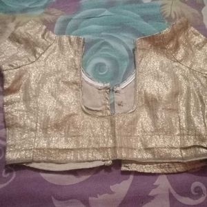 Golden Party Wear Blouse