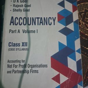 Class 12 Accountancy Part A Volume I