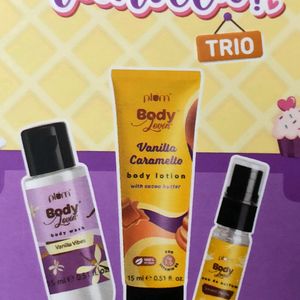 plum body'lovin oh so vanilla trio kit