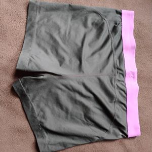 Nike Purple Waist Band Yoga Shorts