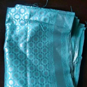 Light Blue Kanjeevaram Silk Sare