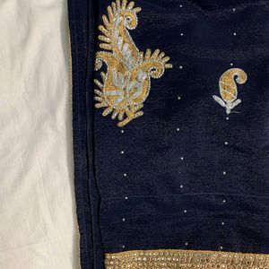 Neavy Blue Saree