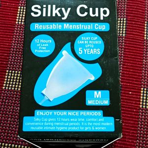 Medium Size Silky Menstrual Cup (Unused )