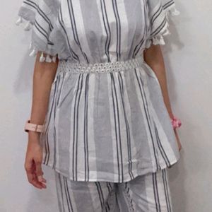 Beautiful Striped Co-ord Set