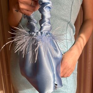 Satin Scrunchie Handbag