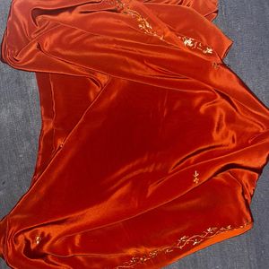 crepe saree with blouse