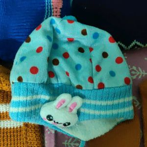 Woolen Head Caps And Mittens