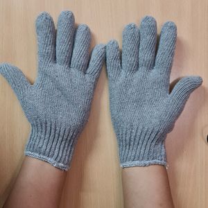 BO Unisex Reusable Washable Cotton Knitted Gloves