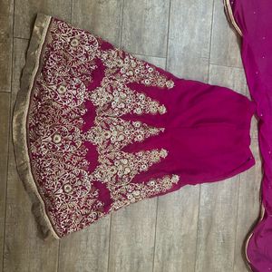 Royal Pink Mermaid  Lehenga