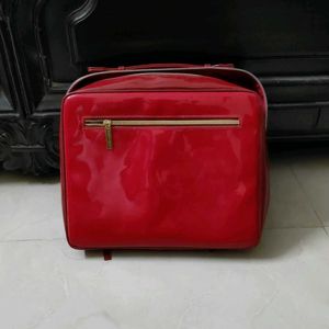 Estee Lauder Red Makeup Bag