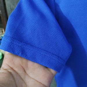 Half T Shirt Blue