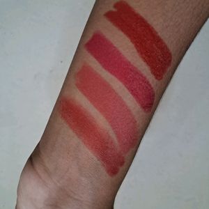 4 Lipsticks