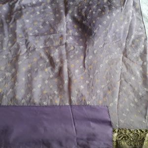 Bandhni Saree With Work