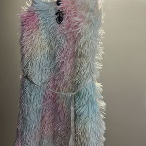 Very Smart Full Fur Frock Multicolour