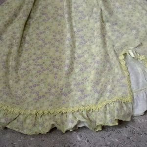 Green Fairycore Doll Dress