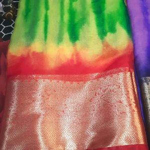 💚♥️Multi Colour Saree