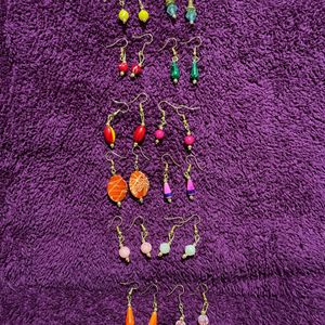 Set Of 12 Earrings