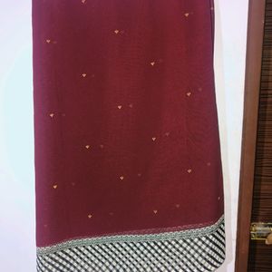 Maroon Saree🎉💫