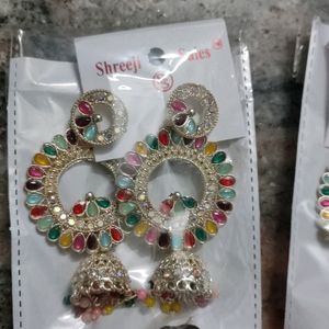 Combo Multicolored Long Earrings