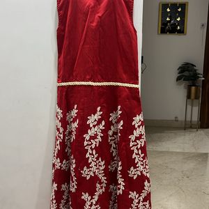 Beautiful New Ethicnic Partywear Gown For Bust 30