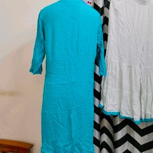 Plus Size Kurta Palazzo Set