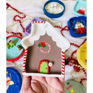 Handmade Christmas Themed Clay Trinket