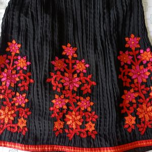 Black Red Kurti