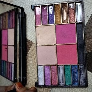 Glitter Pallet And Pigmented Eyeshadow Pallete