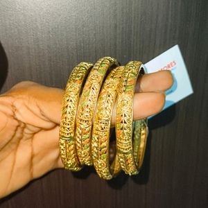 1 grm Gold Bangles Of Size 2.4