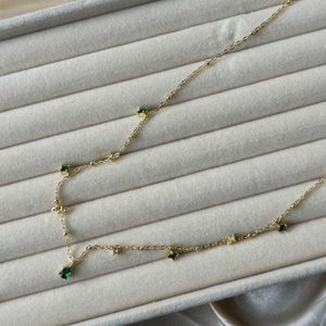 Dainty Multi-stone Neckchain Anti-tarnish