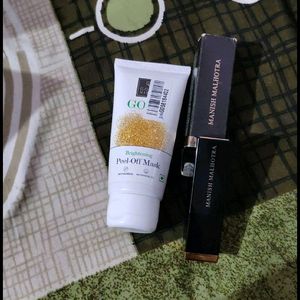 Combo Of Golden Peel Mask Or Myglamm Lipstick