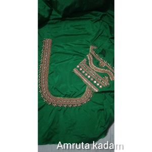 Aari Work Blouse Piece