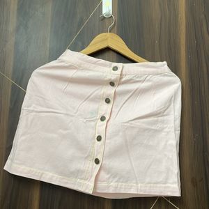 Light Pink Mini Skirt