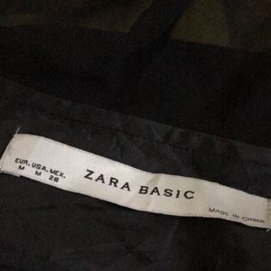 Zara One Shoulder Black Dress Size M(Bust 36-38)