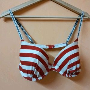 Padded Red And White / Black Bra Combo Free 🚚