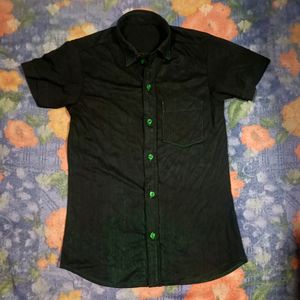 Green And Black Shades Colour Shirt