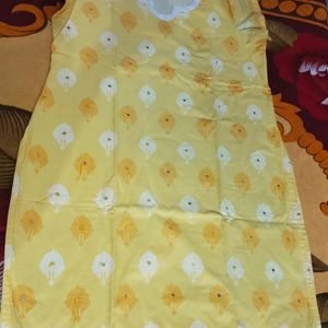 Lemon Yellow Cotton Dress....