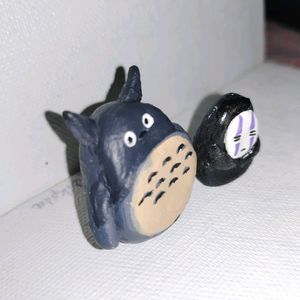 Totoro And No Face Men Frm Ghibli Studio